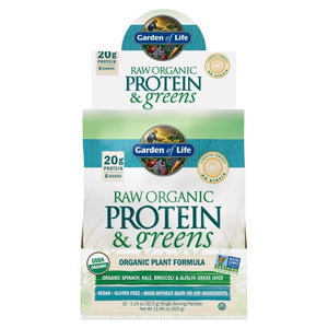 Garden of Life, Raw Protein and Greens, Light Sweet 1 Tray
