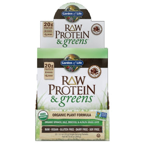 Garden of Life, Raw Protein and Greens, Chocolate 1 Tray