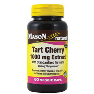 Mason, Tart Cherry with Standardized Turmeric, 1,000 mg, 60 Caps