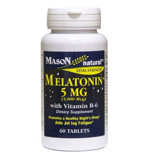 Mason, Extra Strength Melatonin, 5 mg, 60 Tabs