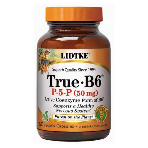Lidtke, True B6, 50 mg, 60 Caps