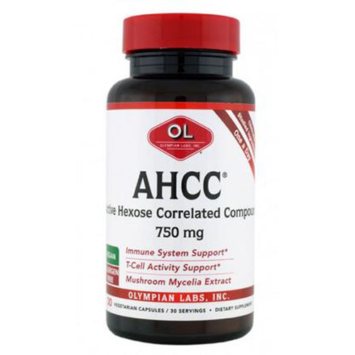 Olympian Labs, AHCC, 750 mg, 30 Caps