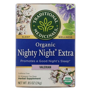 Organic Tea Nighty Night Valerian 16 Bags by Traditional Medicinals Teas