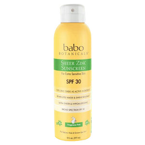 Babo Botanicals, Sheer Zinc Sunscreen, 6 oz