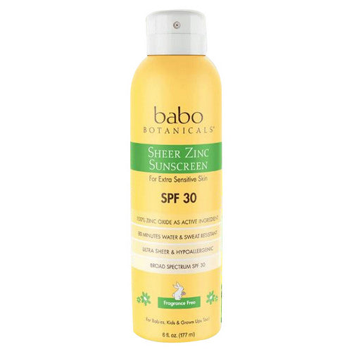 Babo Botanicals, Sheer Zinc Sunscreen, 6 oz