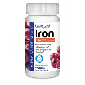 Dulce Probiotics, Iron with Vitamin C, Grape 60 Count