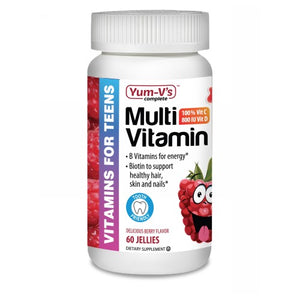 Yum-V's, Multi Vitamins for Teens, Raspberry 60 Count