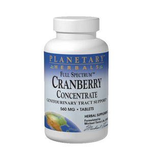 Planetary Herbals, Full Spectrum Cranberry Concentrate, 560 mg, 90 Tabs