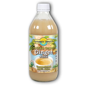 Dynamic Health Laboratories, Ginger Juice Certified Organic, 16 oz