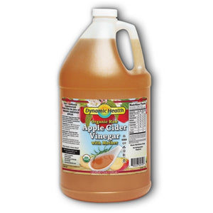 Dynamic Health Laboratories, Apple Cider Vinegar with Mother Certified Organic, 1 gal