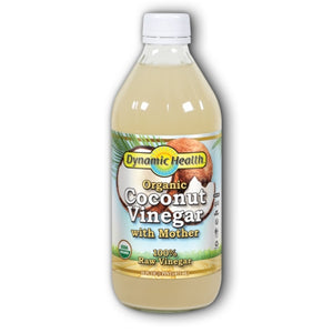 Dynamic Health Laboratories, Coconut Vinegar with Mother Certified Organic, 16oz