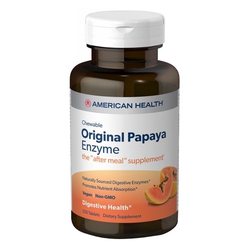 American Health, Original Papaya Enzyme, 250 Tabs