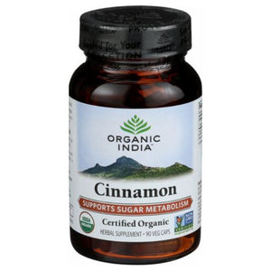 Organic India, Organic Cinnamon, 90 Veg Caps