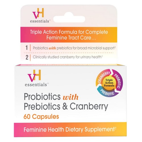 Womens Health Formulas / Lake Consumer Products, Probiotics with Prebiotics Cranberry, 60 Count