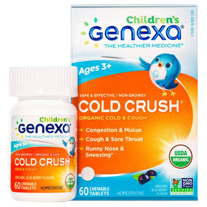 Genexa, Organic Cold Crush, Children 60 Tabs