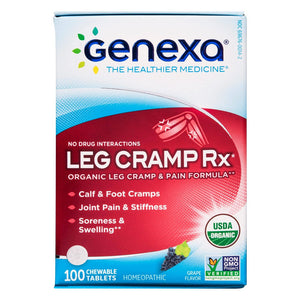 Genexa, Organic Leg Cramp RX, 100 Tabs