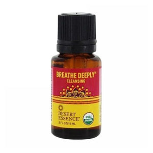 Desert Essence, Breathe Deep Organic Essential Oil, .5 Oz