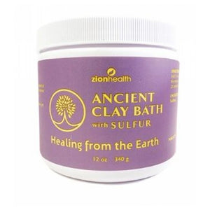 Zion Health, Ancient Clay Bath, Sulfur 12 Oz