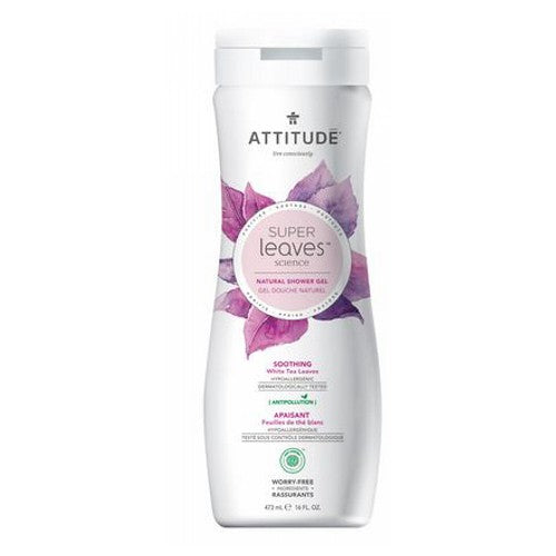Attitude, Natural Shower Gel, Soothing 16 Oz
