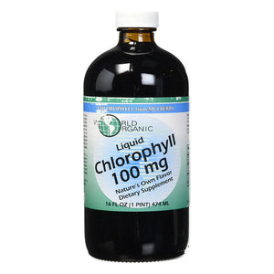 World Organics, Liquid Chlorophyll from Mulberry, 100 mg, 16 Oz