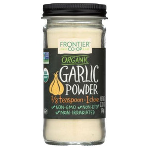 Frontier Coop, Organic Garlic Powder, 2.33 Oz