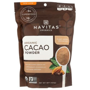 Navitas Organics, Organic Cacao Powder, 16 Oz