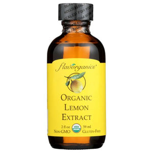 Flavorganics, Organic Lemon Extract, 2 Oz