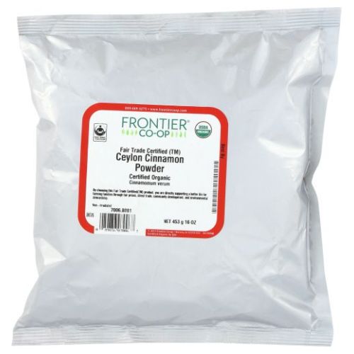 Frontier Coop, Organic Cinnamon Powdered Ceylon, 16 Oz