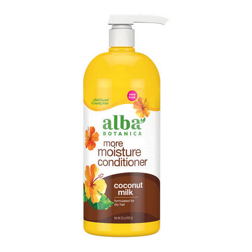 Alba Botanica, More Moisture Conditioner Coconut Milk, 32 Oz