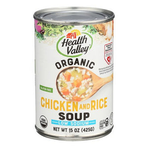 Health Valley, Organic Soup Chicken Rice, 15 Oz(Case Of 12)