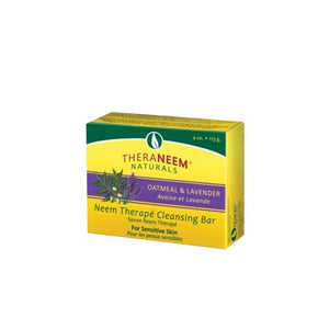 TheraNeem Naturals, Oatmeal Lavender & Neem Oil  Bar Soap, 4 Oz