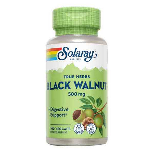 Solaray, Black Walnut, 500 mg, 100 Veg Caps
