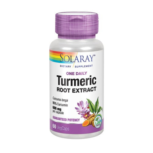 Solaray, Turmeric Root Extract, 600 mg, 60 Veg Caps