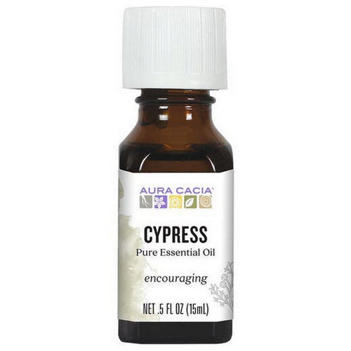 Aura Cacia, Essential Oil Cypress, (cypressus sempervirens) 0.5 Fl Oz