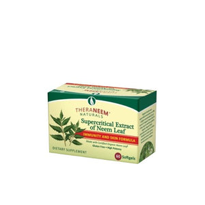 TheraNeem Naturals, Supercritical Neem Leaf Extract Fragrance Free, 60 Softgels