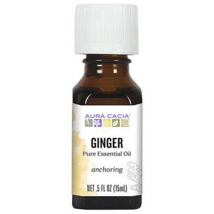 Aura Cacia, Essential Oil Ginger, (zingiber officinale) 0.5 Fl Oz