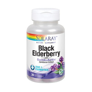 Solaray, Black Elderberry with SambuActin, 30 Chews