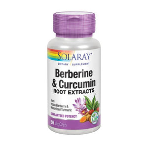 Solaray, Berberine & Curcumin, 600 mg, 60 Veg Caps