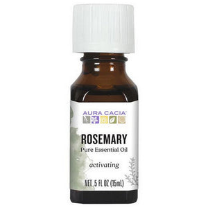 Aura Cacia, Essential Oil Rosemary, (rosemarinus officinalis) 0.5 Fl Oz