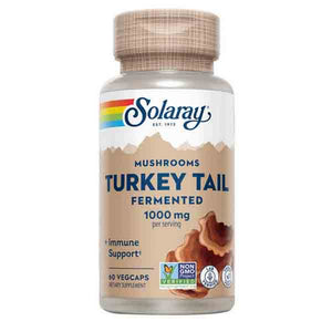 Solaray, Fermented Turkey Tail, 500 mg, 60 Veg Caps