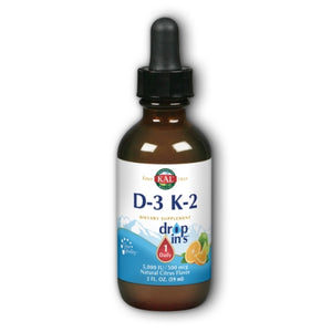 Kal, D3 K2 DropIns Emulsion Citrus, 2 Oz