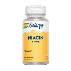 Solaray, Niacin, 100 mg, 100 Caps
