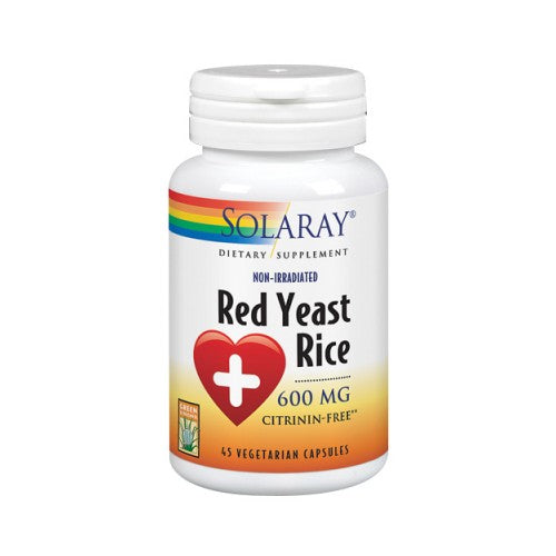 Solaray, Red Yeast Rice, 600 mg, 45 Veg Caps