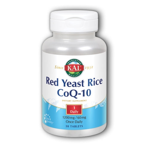 Kal, Red Yeast Rice CoQ10, 30 Tabs