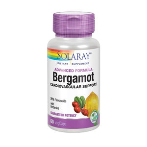 Solaray, Advanced Formula Bergamot, 500 mg, 60 Veg Caps