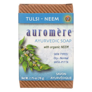 Auromere, Ayurvedic Soap, Tulsi-Neem 2.75 Oz