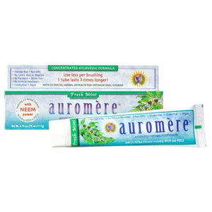 Auromere, Ayurvedic Herbal Toothpaste, Freshmint 4.16 Fl Oz