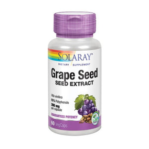 Solaray, Grape Seed Extract, 200 mg, 60 Veg Caps