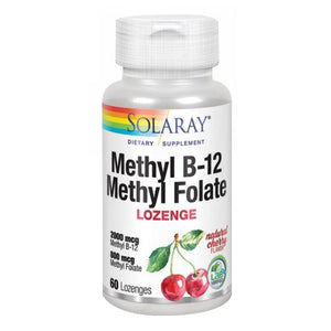 Solaray, Methyl B-12, Methyl Folate 60 Count