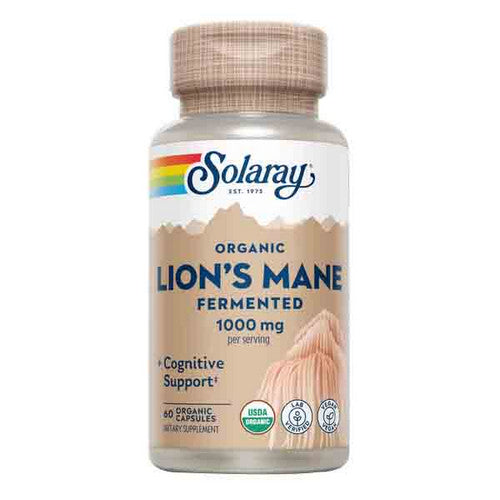 Solaray, Fermented Lion's Mane, 500 mg, 60 Veg Caps
